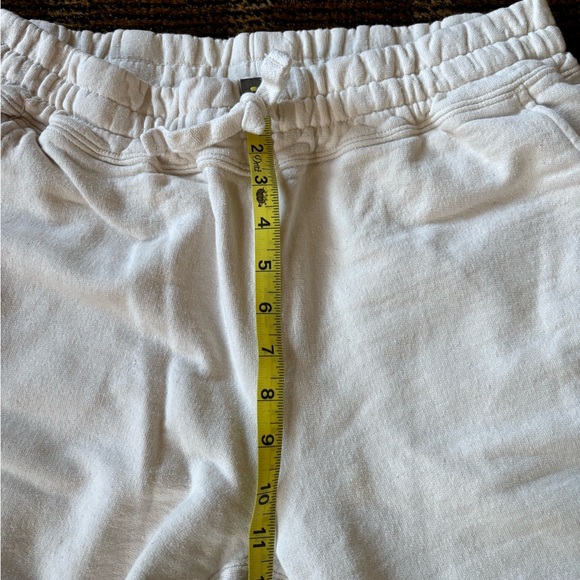 Aimee Leon Dore & Drake’s cream 100% Cotton Sweatpants sz M gently used - Picture 7 of 10